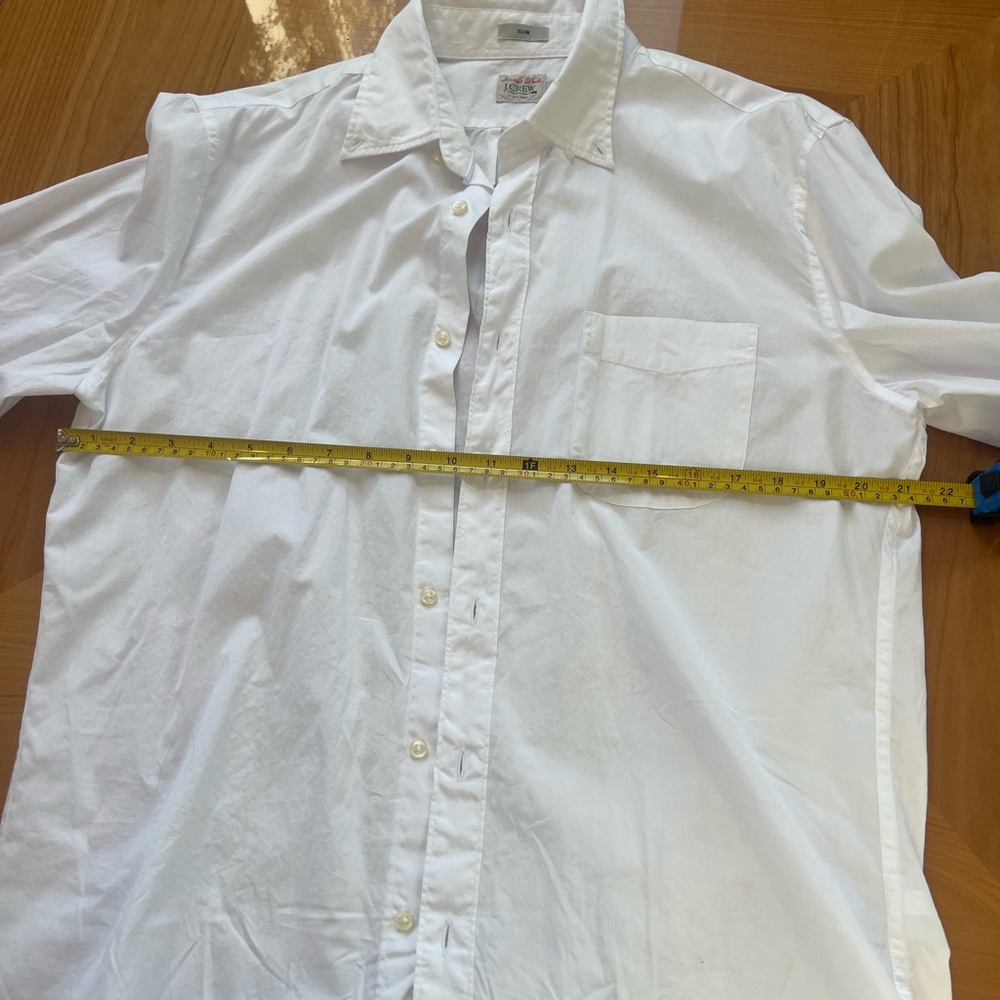 J. Crew Classic White Button Down Shirt